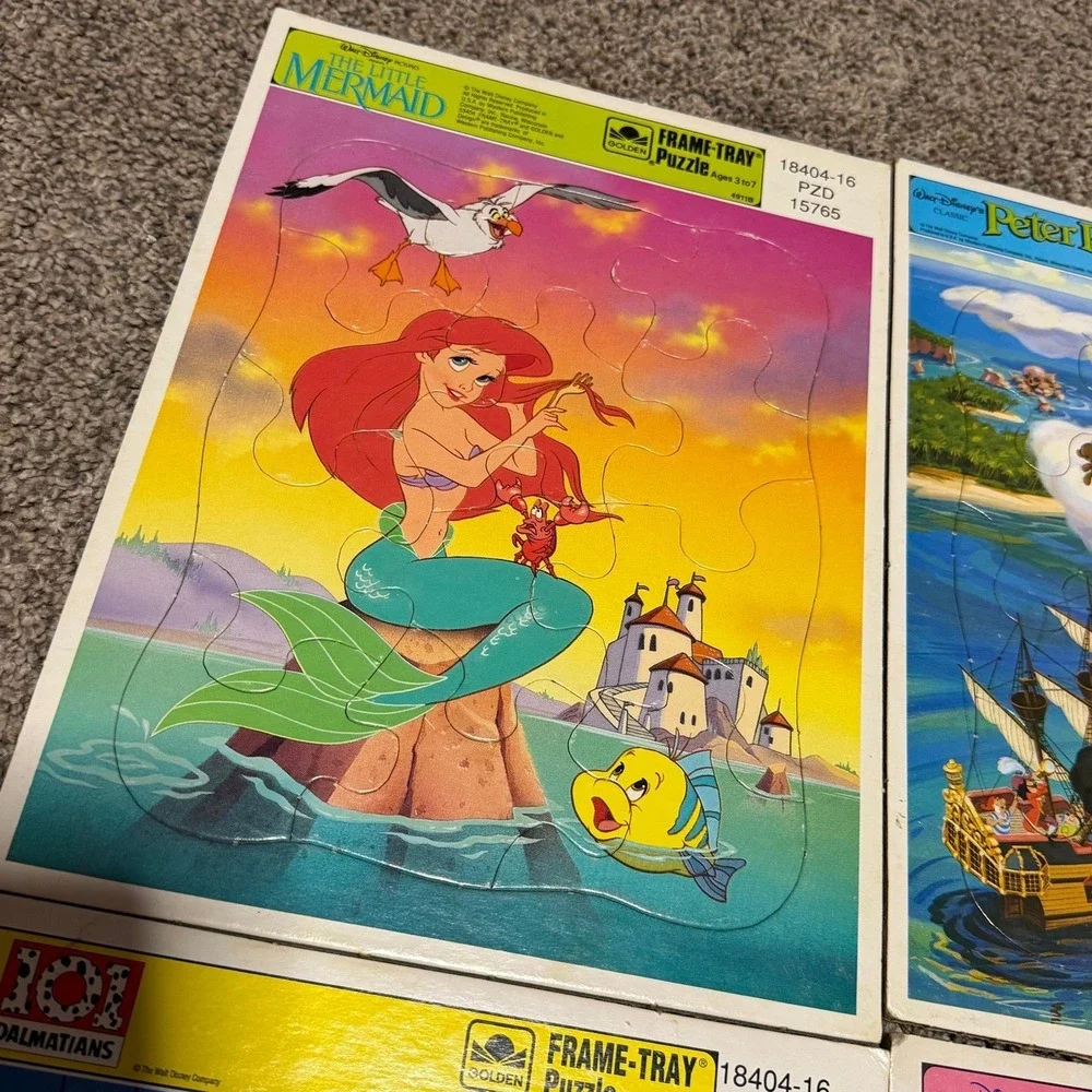 Vintage Disney tray puzzles